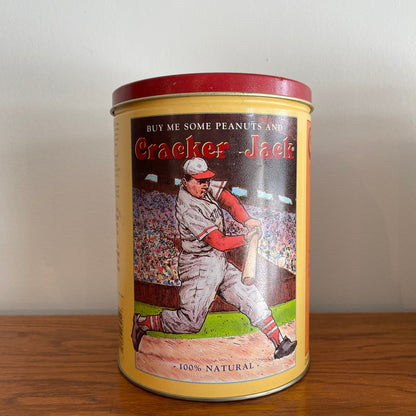 Vintage Crackerjack Tin Container