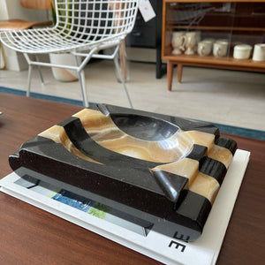 Stripe Onyx Ashtray/Catchall