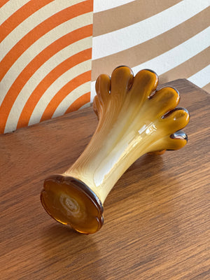 Vintage Hand Blown Stretch Vase