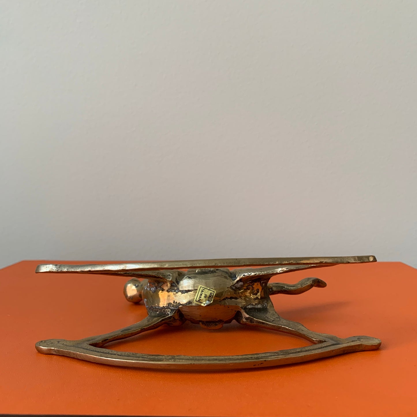 Vintage Brass Rocking Horse