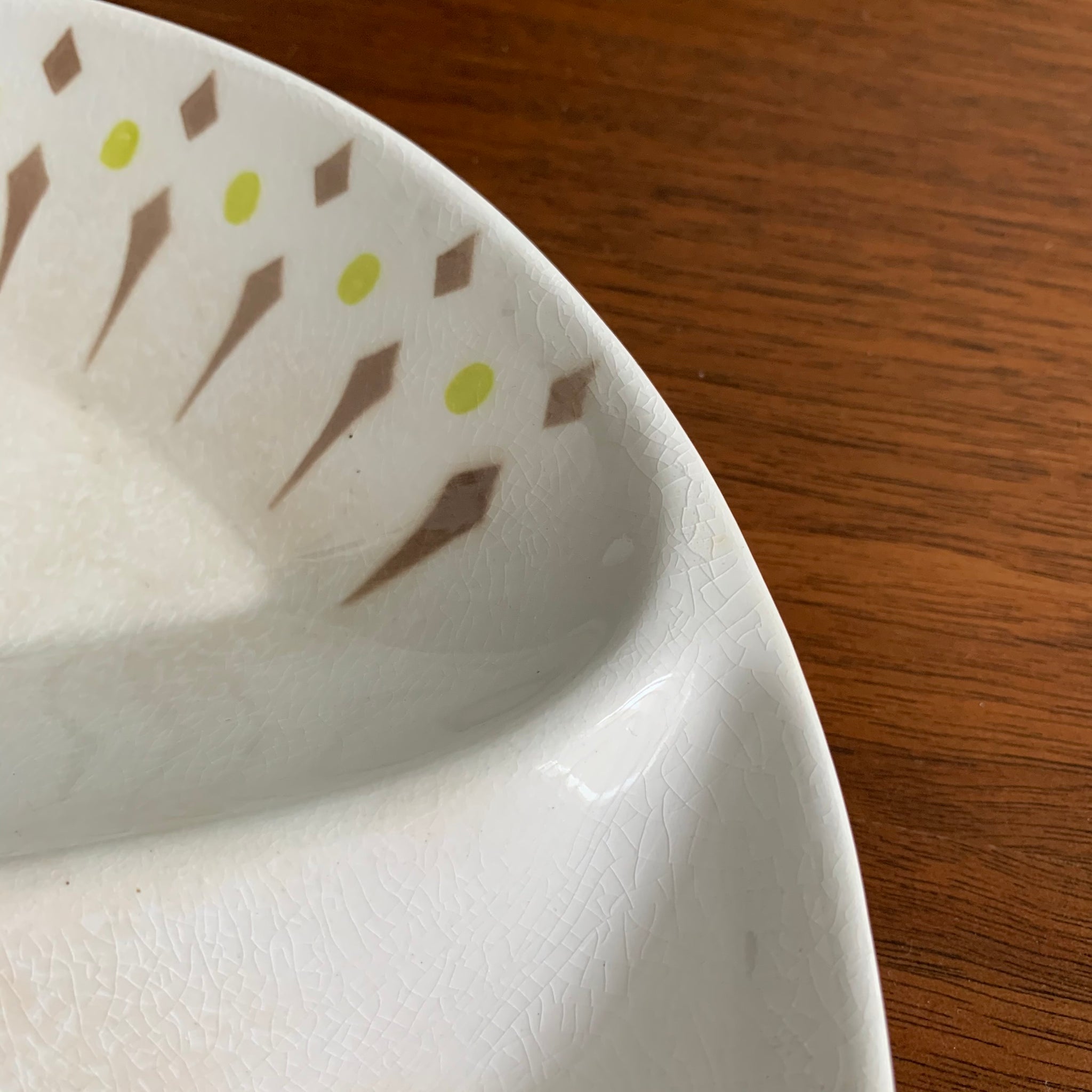 Vintage MCM Japanese Serving Plate