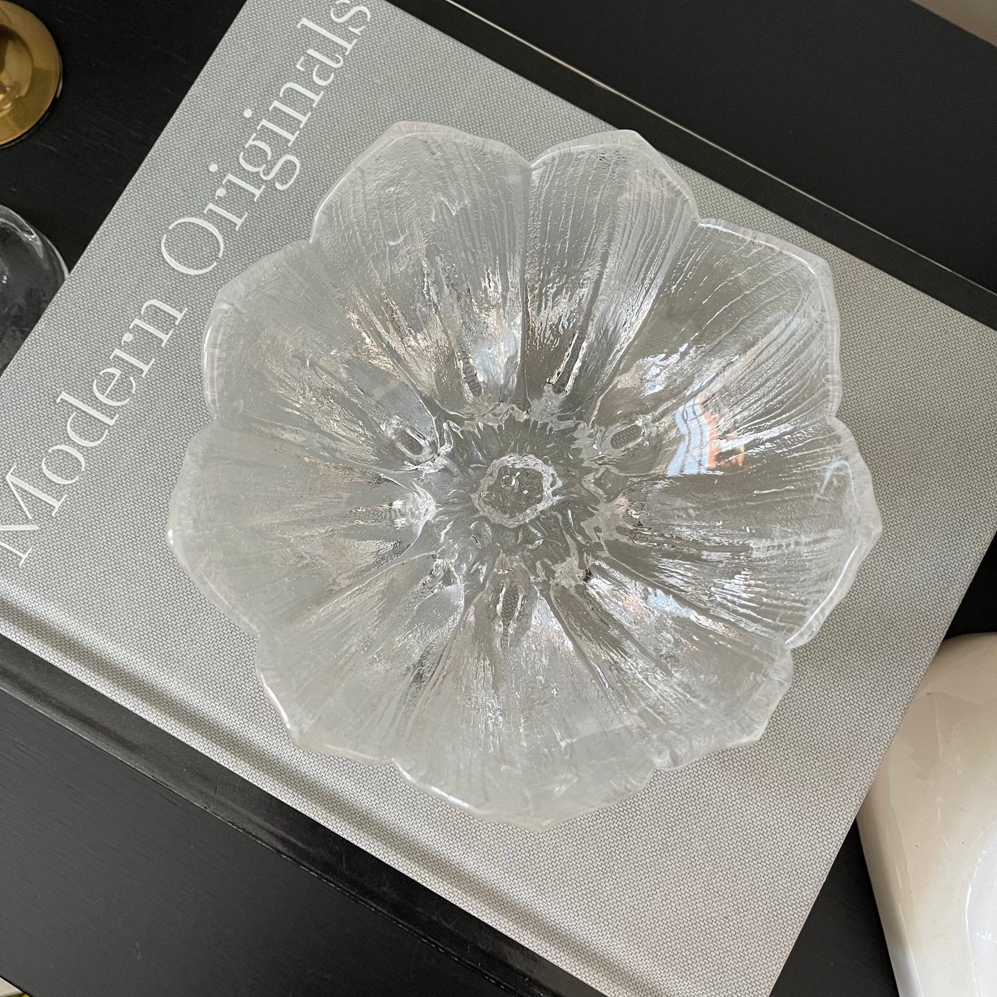 Mats Jonasson Monet Water Lily Bowl for Kosta Boda