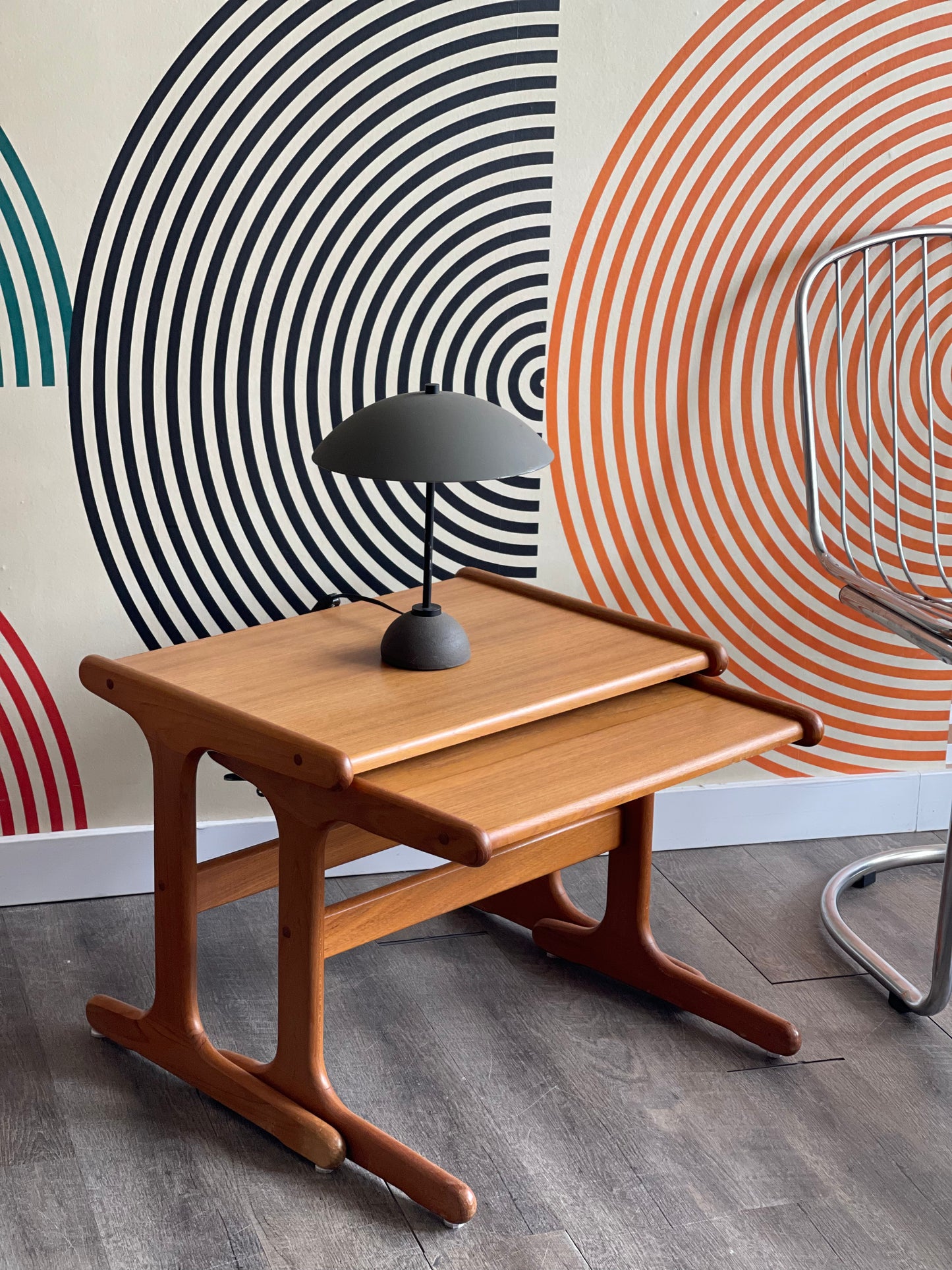 Vintage Teak Nesting Tables  