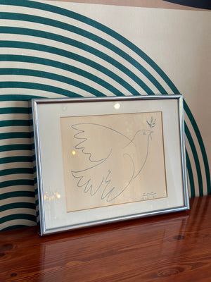 Vintage Picasso’s Iconic “Dove Of Peace” Lithograph