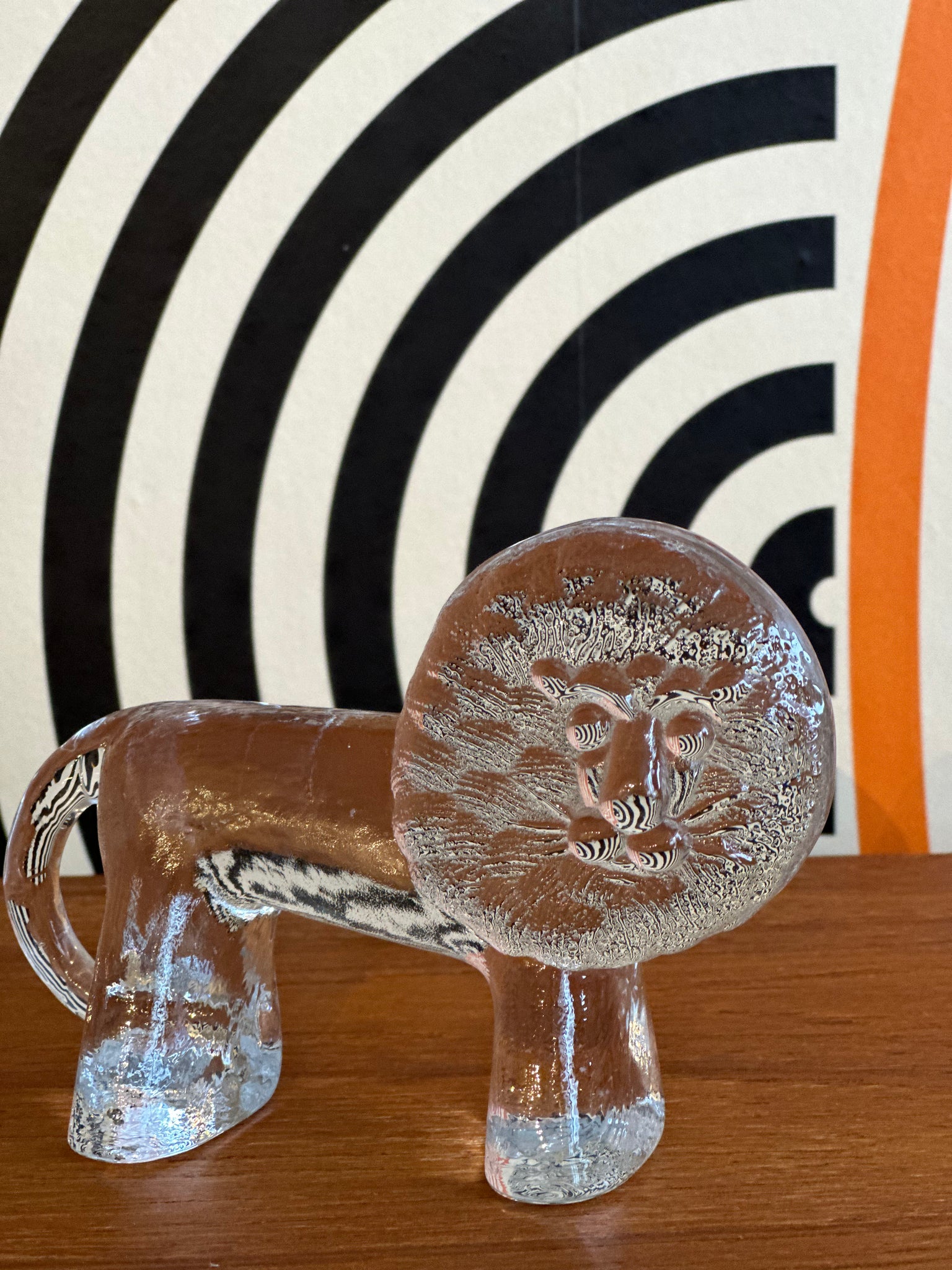 Vintage Lion Paperweight by Bertil Vallien for Kosta Boda