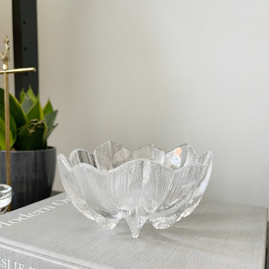 Mats Jonasson Monet Water Lily Bowl for Kosta Boda