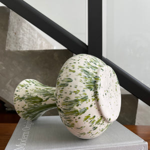 Vintage Glazed Ceramic Vase