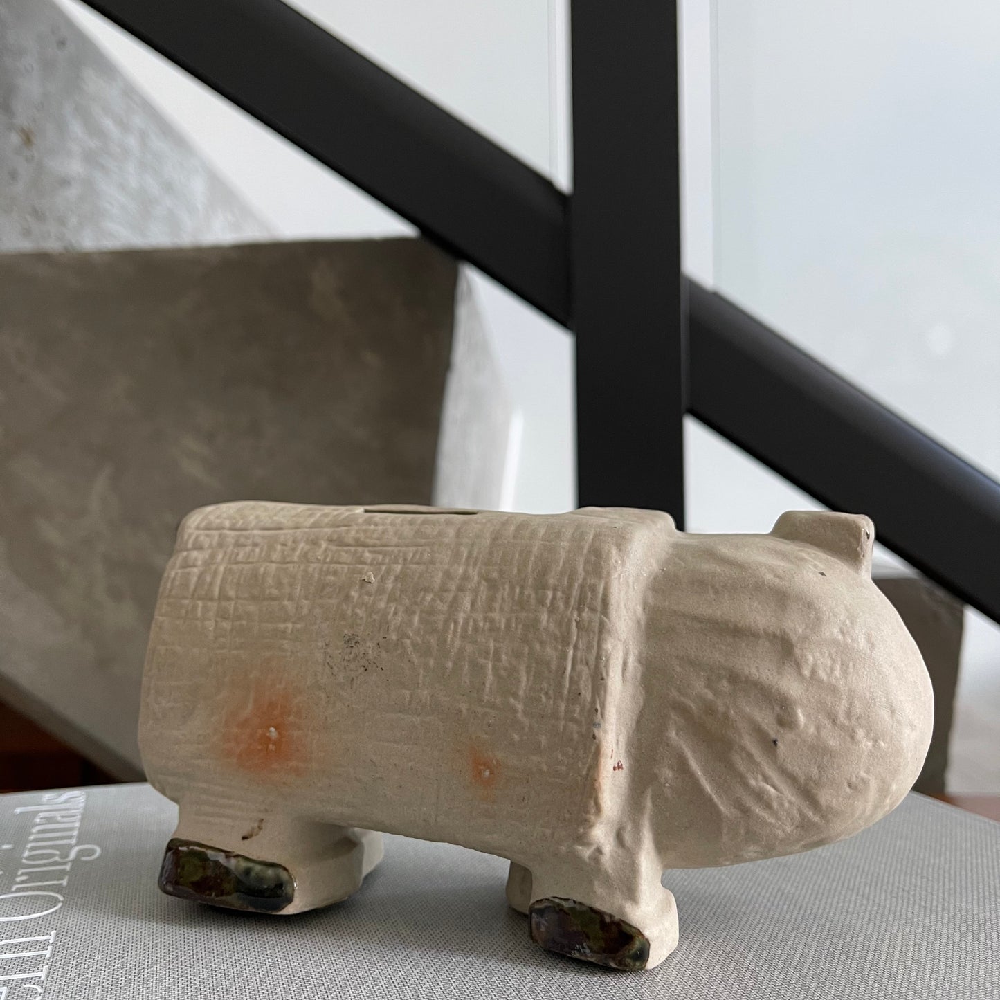 Studio Pottery Piggy Bank
