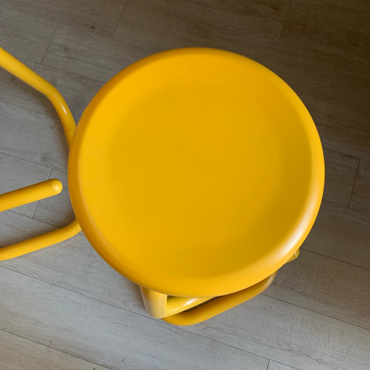 Pair of Yellow Paperclip Stools