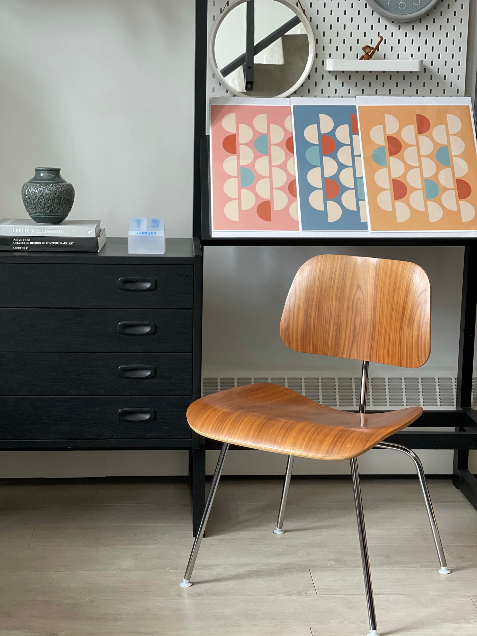 DD Studios’ Geometric Art Print - Stone Blue